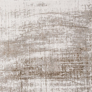 HomeRoots 3' Gray and Beige Abstract Non-Skid Area Rug – Modern Accent for High-Traffic Spaces, Easy Care 8' Round 548529