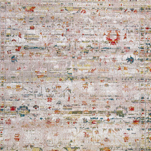 Homeroots 5' X 7' Gray And Brown Oriental Non Skid Area Rug  100% Pet 548530