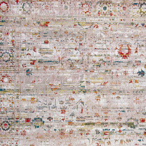 Homeroots 8' X 11' Gray And Brown Oriental Non Skid Area Rug  100% Pet 548533