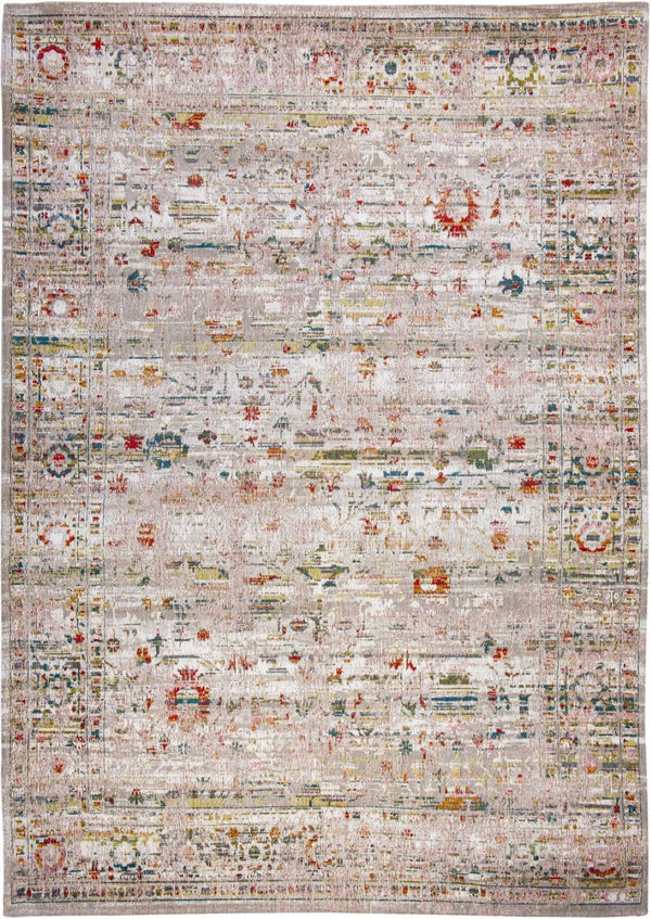 HomeRoots 9' X 13' White Oriental Area Rug – Elegant Non-Skid Design for Secure, Stylish Home Decor & Comfort 548539