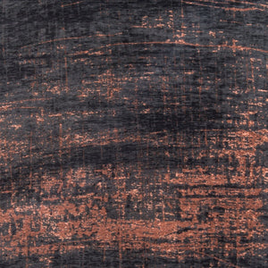 HomeRoots 3'' Black and Gold Abstract Non-Skid Area Rug - Stylish, Durable Design for Modern Spaces and Entryways 3' X 5' 548540