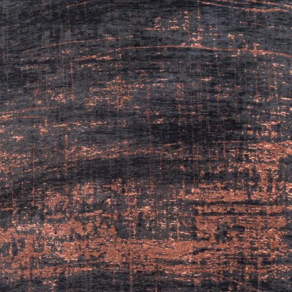 HomeRoots 3'' Black and Gold Abstract Non-Skid Area Rug - Stylish, Durable Design for Modern Spaces and Entryways 3' X 5' 548540
