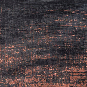 Homeroots 7' X 9' Black And Gold Abstract Non Skid Area Rug  100% Pet 548543