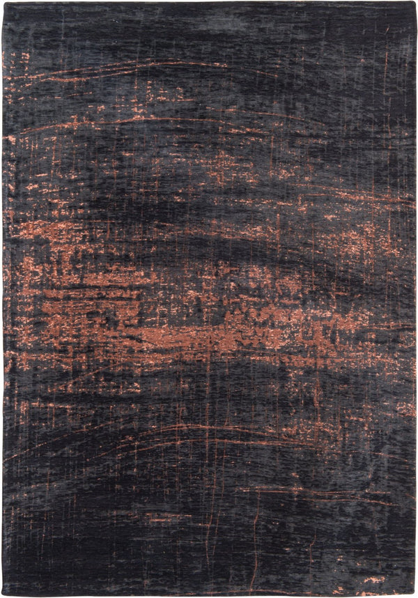 HomeRoots 9' X 13' Black and Gold Abstract Area Rug – Stylish Non-Skid Design for Modern Spaces & High Traffic 548545