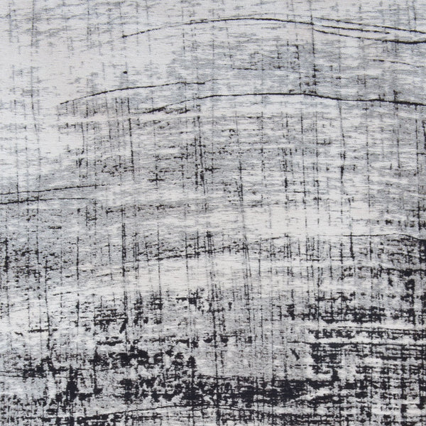 Homeroots 6' X 8' Black And White Abstract Non Skid Area Rug  100% Pet 548550