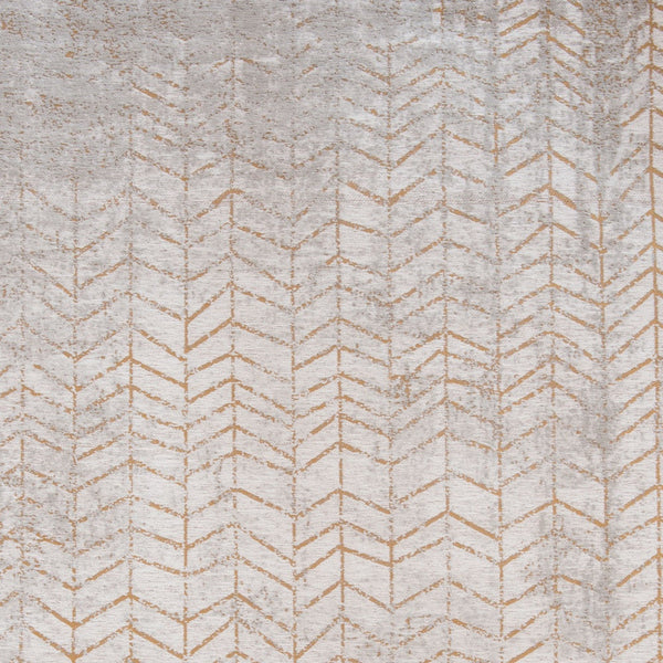 Homeroots 8' X 11' Gray And Yellow Chevron Non Skid Area Rug  100% Pet 548560