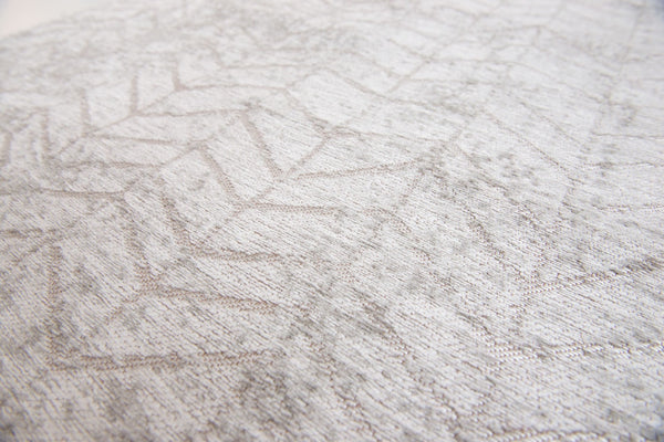 HomeRoots 9' Modern Gray and White Chevron Non-Skid Area Rug - Stylish, Durable, Perfect for High-Traffic Spaces 548569