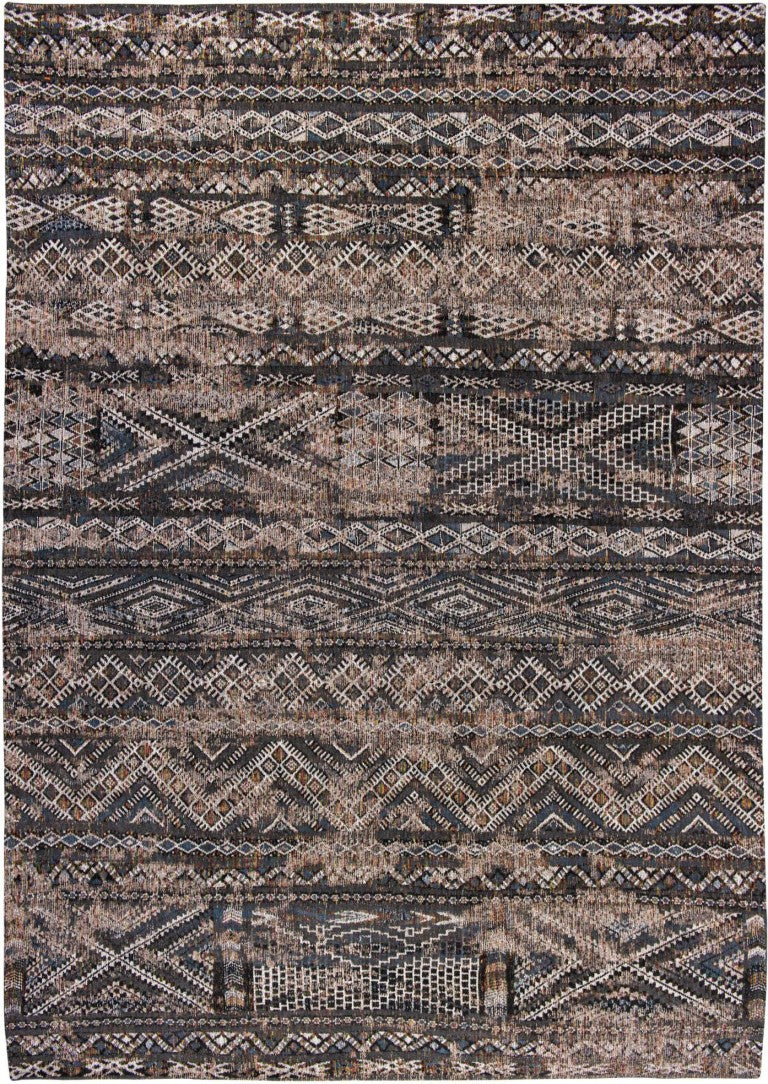 HomeRoots 8 X 11 Flatweave Kilim Area Rug Washable Pet Fiber Neutral Living Room Accent 548600