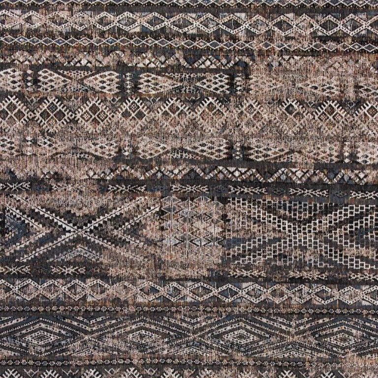 HomeRoots 8 X 11 Flatweave Kilim Area Rug Washable Pet Fiber Neutral Living Room Accent 548600