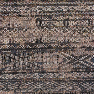 HomeRoots 9' X 13' Gray and Beige Non-Skid Oriental Area Rug - Elegant Design for Safe, Stylish Spaces! 548601