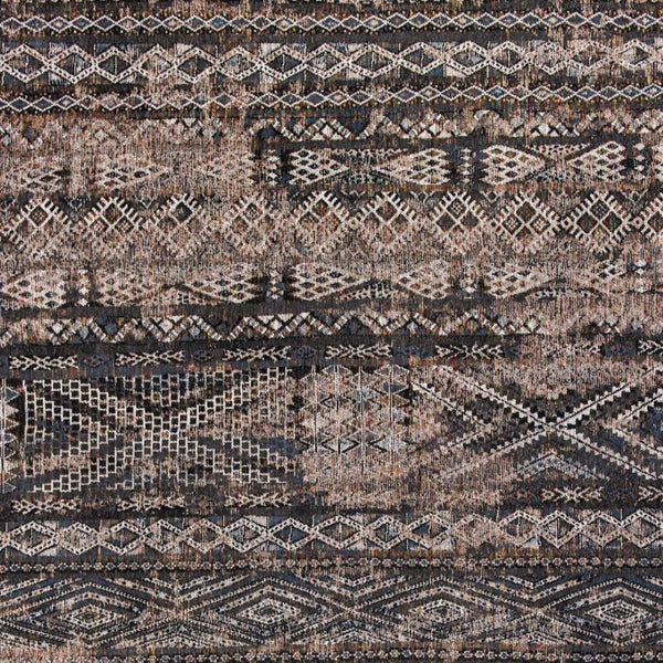 HomeRoots 9' X 13' Gray and Beige Non-Skid Oriental Area Rug - Elegant Design for Safe, Stylish Spaces! 548601