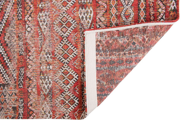 HomeRoots 9' Classic Red and Gray Oriental Non-Skid Area Rug - Timeless Design for High-Traffic Spaces 548611