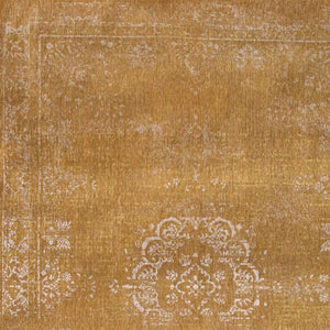 HomeRoots 3' Orange and White Medallion Non-Skid Area Rug – Vibrant, Durable, Perfect for Entryways & Kitchens 3' X 5' 548633
