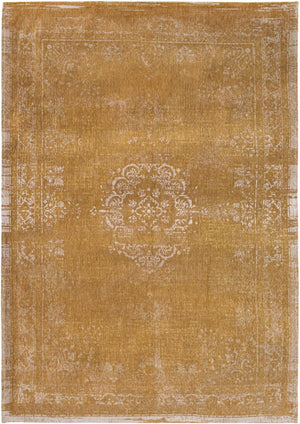HomeRoots 9' Vibrant Orange and White Medallion Non-Skid Area Rug - Perfect for High-Traffic Spaces & Safety 548638