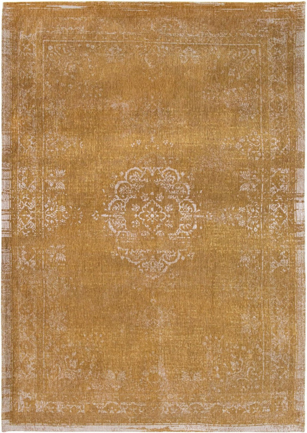 HomeRoots 9' Vibrant Orange and White Medallion Non-Skid Area Rug - Perfect for High-Traffic Spaces & Safety 548638