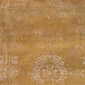 HomeRoots 9' Vibrant Orange and White Medallion Non-Skid Area Rug - Perfect for High-Traffic Spaces & Safety 548638