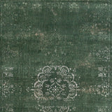 Homeroots 5' X 7' Gray And Green Medallion Non Skid Area Rug  100% Pet 548640