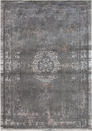 HomeRoots 3' Elegant Gray Medallion Non-Skid Area Rug for Entryways – Stylish, Safe, and Easy to Clean 3' X 5' 548645