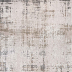 Homeroots 5' X 7' Gray And Beige Abstract Non Skid Area Rug  100% Pet 548651