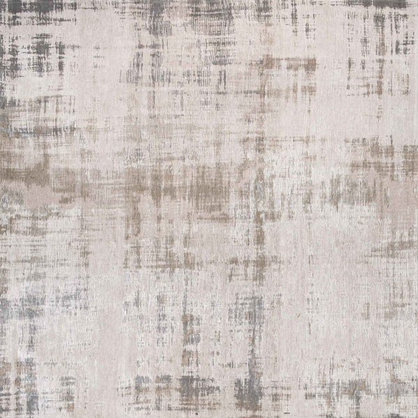 Homeroots 5' X 7' Gray And Beige Abstract Non Skid Area Rug  100% Pet 548651