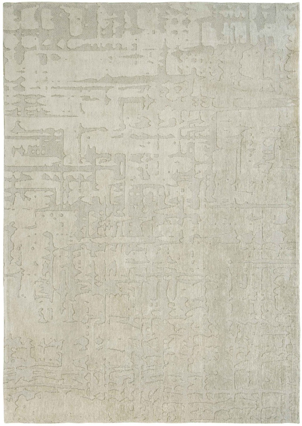HomeRoots 9' X 13' Abstract Gray and Beige Non-Skid Area Rug – Stylish, Durable Design for High Traffic Spaces 548662