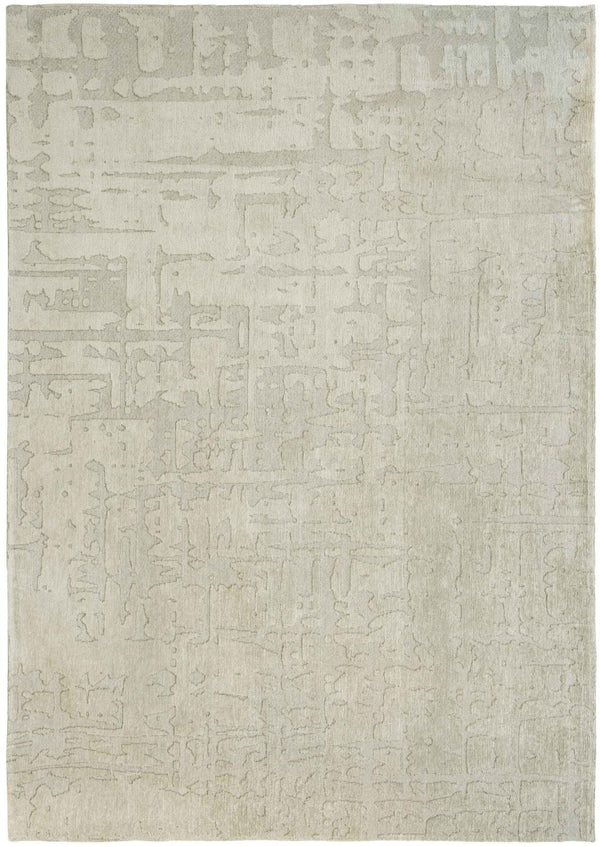 HomeRoots 9' X 13' Abstract Gray and Beige Non-Skid Area Rug – Stylish, Durable Design for High Traffic Spaces 548662