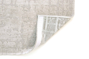 HomeRoots 9' X 13' Abstract Gray and Beige Non-Skid Area Rug – Stylish, Durable Design for High Traffic Spaces 548662