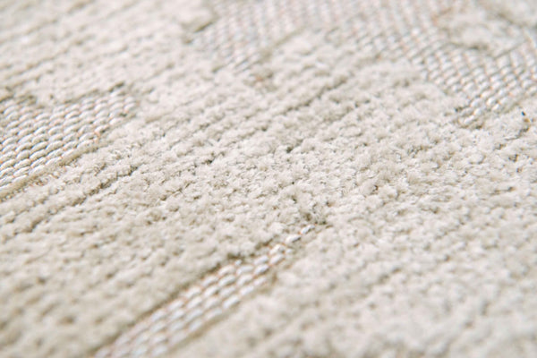 HomeRoots 9' X 13' Abstract Gray and Beige Non-Skid Area Rug – Stylish, Durable Design for High Traffic Spaces 548662