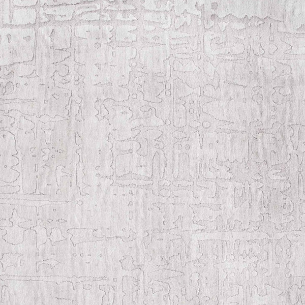 HomeRoots 3'' White Abstract Non-Skid Area Rug - Modern Design for Entryways, Durable Machine-Woven Style 3' X 5' 548665