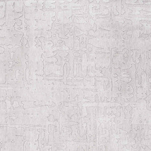 Homeroots 5' X 7' White Abstract Non Skid Area Rug  100% Pet 548666