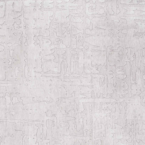 Homeroots 5' X 7' White Abstract Non Skid Area Rug  100% Pet 548666