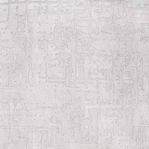 Homeroots 6' X 8' White Abstract Non Skid Area Rug  100% Pet 548667