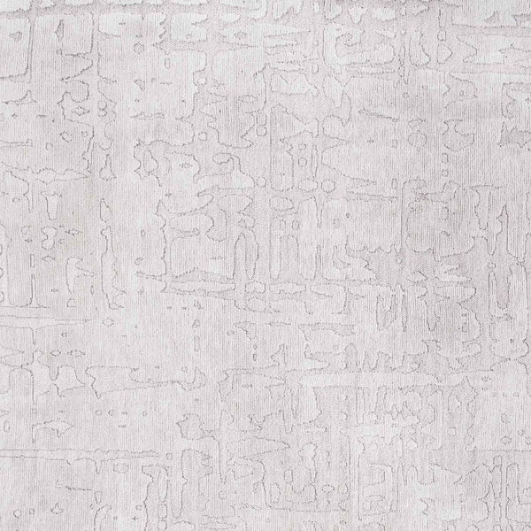 Homeroots 6' X 8' White Abstract Non Skid Area Rug  100% Pet 548667