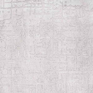 HomeRoots 9' X 13' White Abstract Non-Skid Area Rug - Modern Elegance with Reliable Safety for Your Home Decor 548670