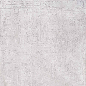 HomeRoots 9' X 13' White Abstract Non-Skid Area Rug - Modern Elegance with Reliable Safety for Your Home Decor 548670