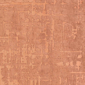 Homeroots 6' X 8' Orange Abstract Non Skid Area Rug  100% Pet 548675