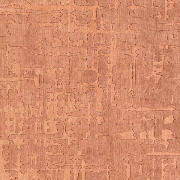 Homeroots 6' X 8' Orange Abstract Non Skid Area Rug  100% Pet 548675