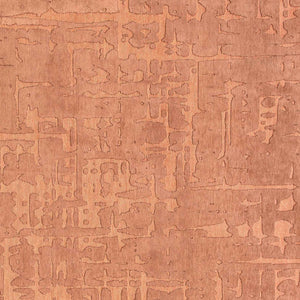 Homeroots 7' X 9' Orange Abstract Non Skid Area Rug  100% Pet 548676