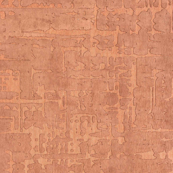 Homeroots 8' X 11' Orange Abstract Non Skid Area Rug  100% Pet 548677