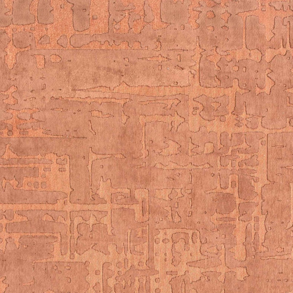 HomeRoots 9' X 13' Orange Abstract Non-Skid Area Rug - Vibrant Contemporary Design for High-Traffic Spaces 548678