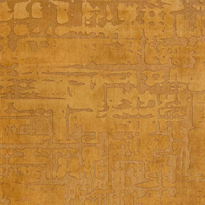 HomeRoots 3' Yellow Abstract Non-Skid Area Rug - Stylish, Modern Design for Safe, Comfortable Floors Anywhere 5' X 7' 548690