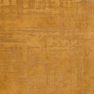 HomeRoots 3' Yellow Abstract Non-Skid Area Rug - Stylish, Modern Design for Safe, Comfortable Floors Anywhere 7' X 9' 548692