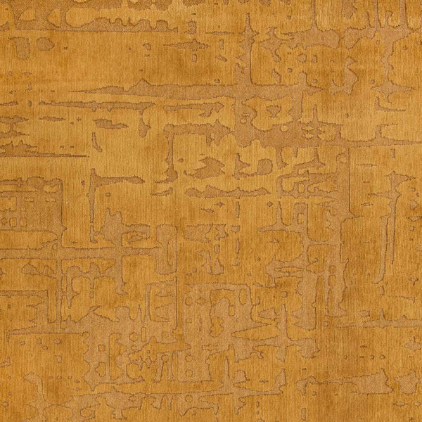 Homeroots 8' X 11' Yellow Abstract Non Skid Area Rug  100% Pet 548693