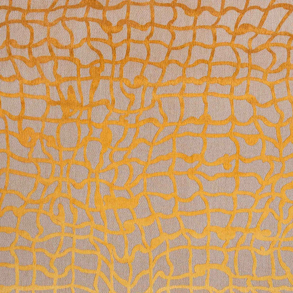 Homeroots 6' X 8' Gray And Orange Abstract Non Skid Area Rug  100% Pet 548723