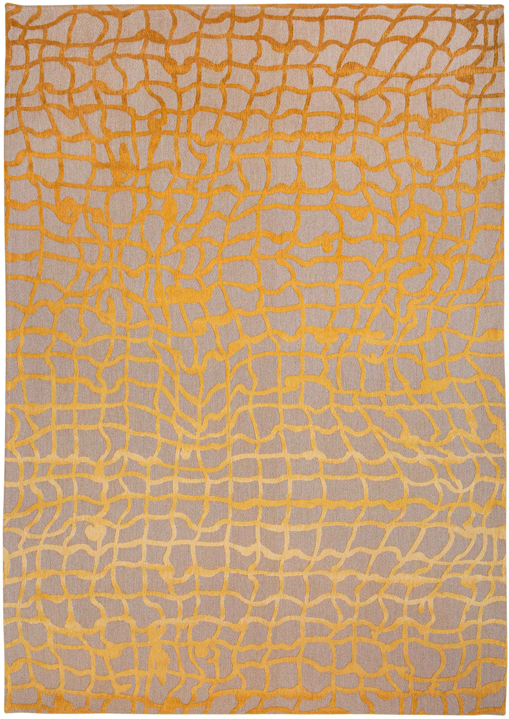 Homeroots 8' X 11' Gray And Orange Abstract Non Skid Area Rug  100% Pet 548725