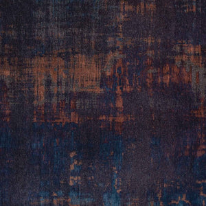 HomeRoots 3' Blue and Brown Abstract Area Rug with Non-Skid Backing - Modern Design for Entryways and Kitchens 3' X 5' 548729