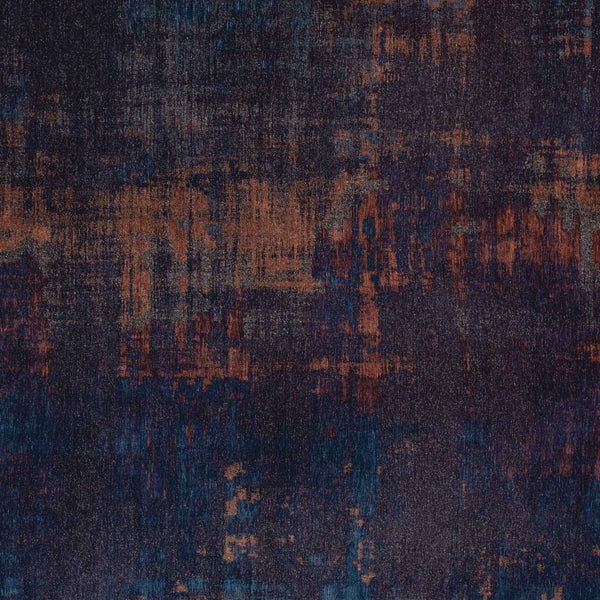 Homeroots 6' X 8' Blue And Brown Abstract Non Skid Area Rug  100% Pet 548731