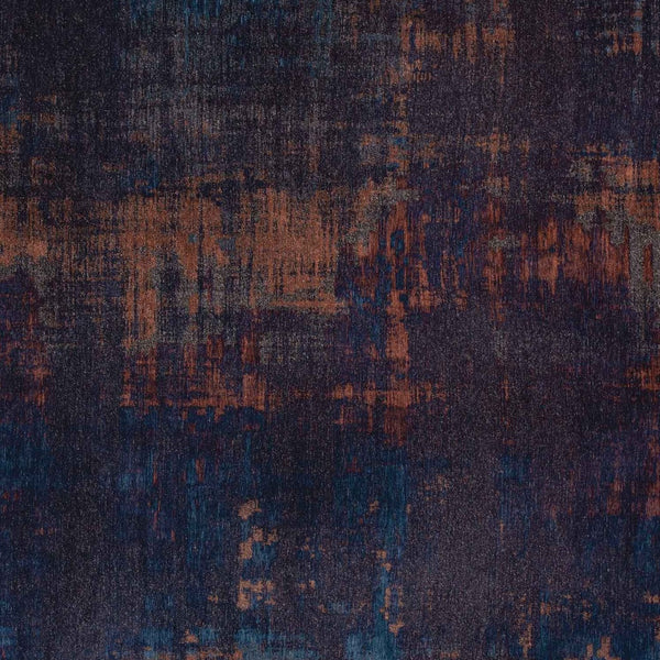 Homeroots 8' X 11' Blue And Brown Abstract Non Skid Area Rug  100% Pet 548733