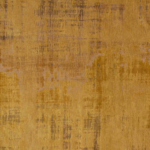 HomeRoots 3' Modern Yellow and Brown Abstract Area Rug - Non-Skid, Durable, Perfect for High-Traffic Spaces 3' X 5' 548767