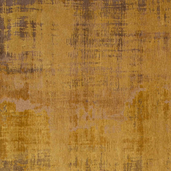 Homeroots 8' X 11' Yellow And Brown Abstract Non Skid Area Rug  100% Pet 548771